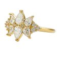 Cluster Ring Set With Diamonds - VS Diamond Ring - Flora Online Sale