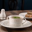 Belleek Classic Claddagh Handled Soup Bowl Online