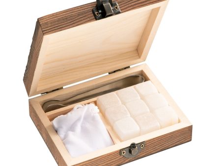 Galway Crystal Cooling Stones Gift Set - White Jade For Sale