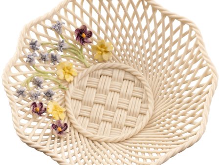 Belleek Classic Wild Irish Hedgerow Spring Basket Online Hot Sale