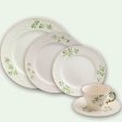 Belleek Classic 1880 Shamrock Gold 5 Piece Dining Set For Sale