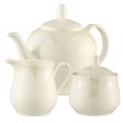 Belleek Living Evermore Teapot, Sugar & Cream Set For Cheap