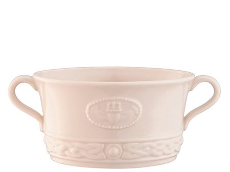 Belleek Classic Claddagh Handled Soup Bowl Online