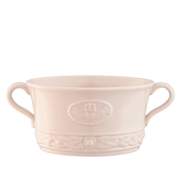 Belleek Classic Claddagh Handled Soup Bowl Online