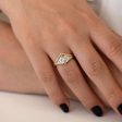 Deco Engagement Ring with Marquise Diamond Cheap