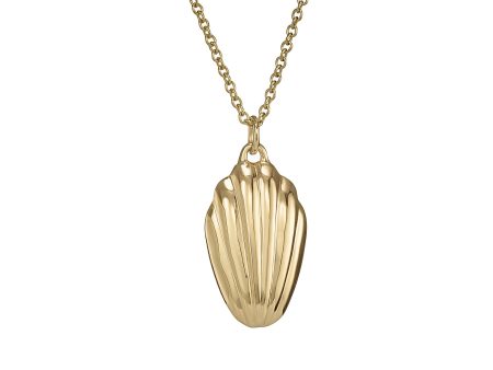 Madeleine Cookie Pendant Necklace in Solid Gold For Cheap