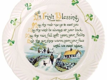 Belleek Classic Irish Blessing Plate Online Sale