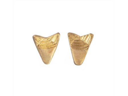 Gold Stud Earrings - Arrow Earring Fashion