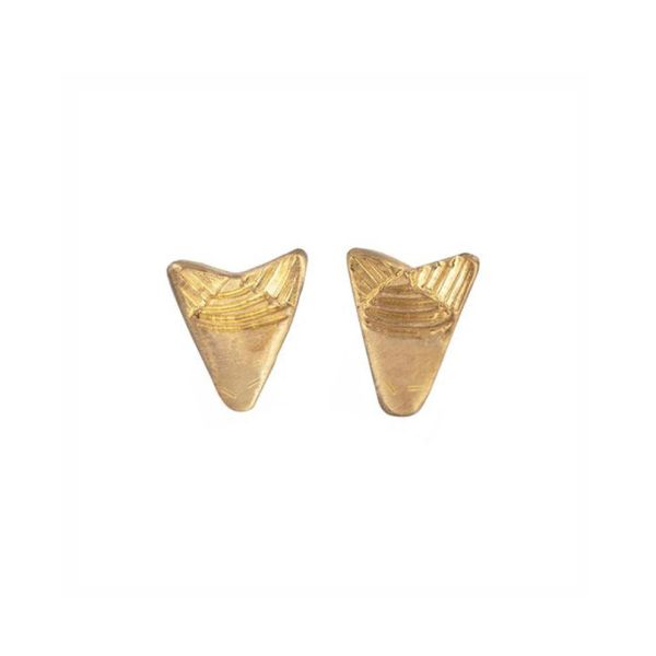 Gold Stud Earrings - Arrow Earring Fashion