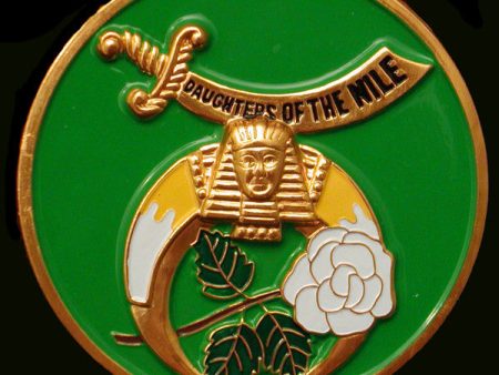 Daughters of the Nile Round Auto Emblem Supply