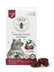 1839 | UMF 10+ Strawberry Lozenges with Manuka Honey | 12 lozenges For Discount