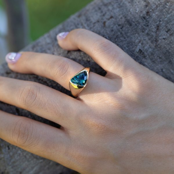 Floe Parti Sapphire Statement Ring Online now