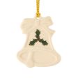 Belleek Classic Holly Bell Ornament For Sale