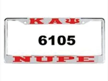 Kappa Nupe Auto Frame Silver Red Online Sale