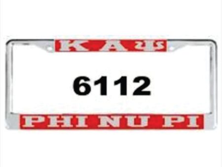 Kappa PNP KAP Auto Frame Red Silver For Cheap