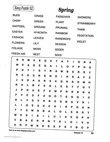 Large Print Word Search Puzzle (Pack of 6) Hot on Sale