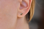 Tiny Diamond Studs - Art Deco Earrings on Sale