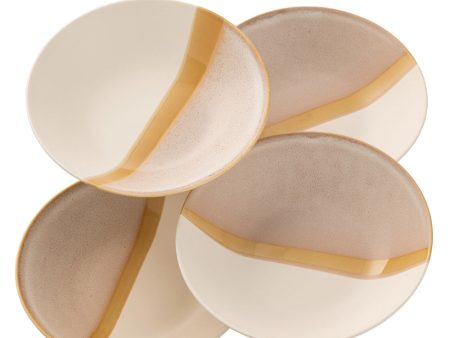 Belleek Living Saffron Set of 4 Pasta Bowls Discount