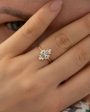 Gilded Mirror Carre Diamond Engagement Ring Discount