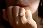 Cluster Ring Set With Diamonds - VS Diamond Ring - Flora Online Sale