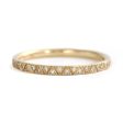 Engraved Diamond Eternity Band - Geometric Pattern Eternity Ring For Cheap