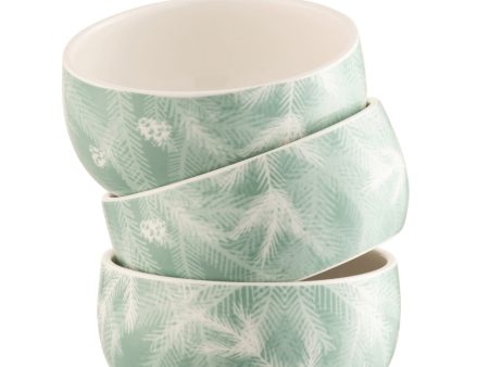 Belleek Living Winter Spruce Snack Bowl Set Cheap