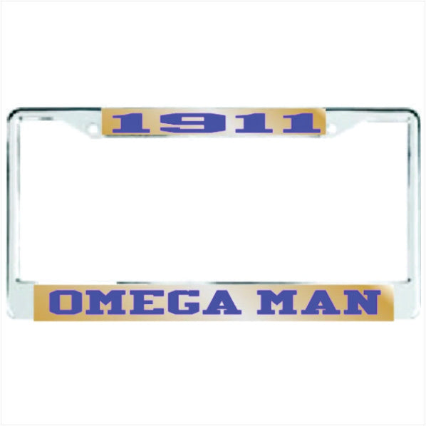 Omega Man Auto Frame Gold Purple Supply