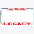 Delta Legacy Auto Frame Silver Red Hot on Sale