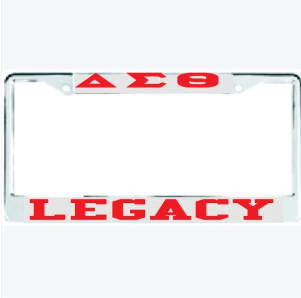 Delta Legacy Auto Frame Silver Red Hot on Sale