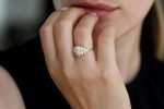 Pear Diamond Cluster Ring - Pear Engagement Ring Online Hot Sale