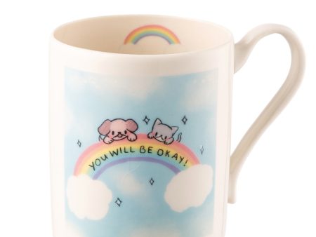 Belleek Classic Rainbow Action Mental Health Mug Sale