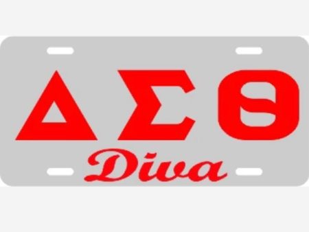 Delta Diva Tag Silver Red Supply