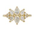 Cluster Ring Set With Diamonds - VS Diamond Ring - Flora Online Sale