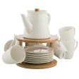 Belleek Living Pekoe 13 Piece Set & Stand For Cheap