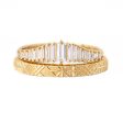 Baguette Diamond Wedding Ring Set Fashion