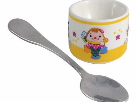 Aynsley Miss Humpty Egg Cup And Spoon For Cheap