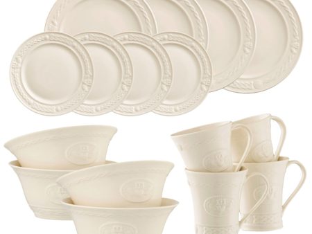 Belleek Classic Claddagh 16 Piece Dining Set Fashion