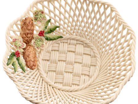 Belleek Classic Wild Irish Hedgerow Winter Basket For Discount