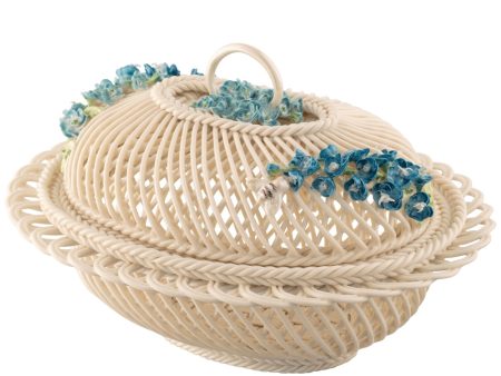 Belleek Classic King Charles III Replica Basket Online