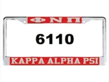 Kappa PNP Auto Frame Red Silver Online Hot Sale