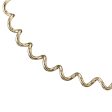 Helix Solid Gold Spiral Choker Necklace For Cheap