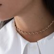 Helix Solid Gold Spiral Choker Necklace For Cheap