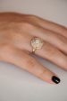 Diamond  Ring with Tapered Baguette Diamonds For Sale