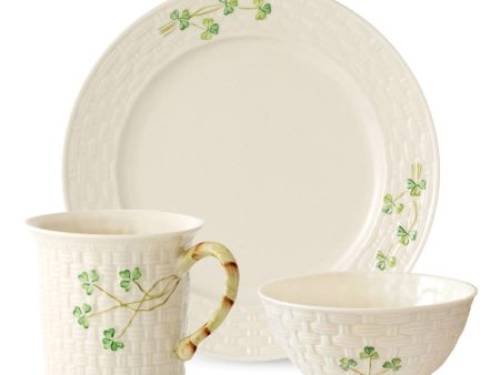 Belleek Classic Shamrock 12 Piece Dining Set Discount