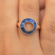 Royal Blue Sapphire Signet Ring Sale