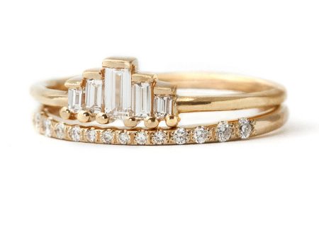 Baguette Diamonds Bridal Ring Set Sale