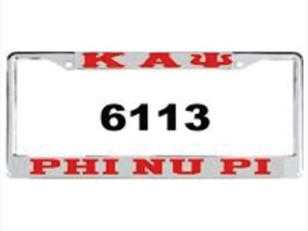 Kappa PNP KAP Auto Frame Silver Red Cheap