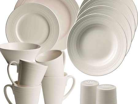 Belleek Living Ripple 20 Piece Dining Set Hot on Sale