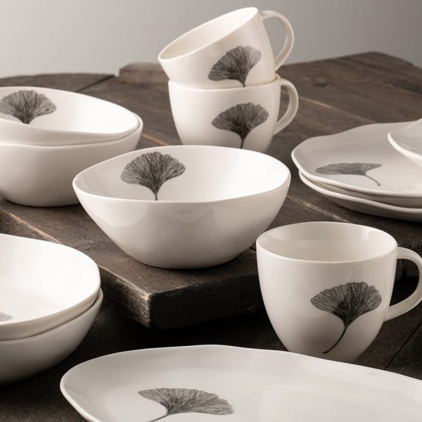 Belleek Living Ginkgo Pasta Bowl - Set of 4 on Sale