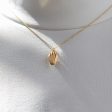 Madeleine Cookie Pendant Necklace in Solid Gold For Cheap